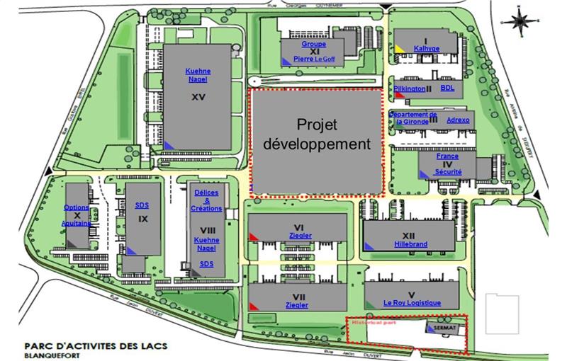 Location d'entrepôt de 635 m² à Blanquefort - 33290 plan - 1