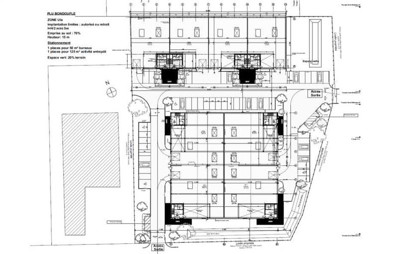 Location d'entrepôt de 1 660 m² à Bondoufle - 91070 plan - 1