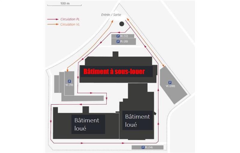 Location d'entrepôt de 16 393 m² à Bondoufle - 91070 plan - 1