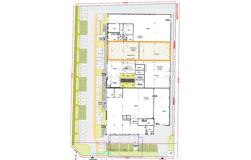 Location d'entrepôt de 490 m² à Bordeaux - 33000 plan - 1