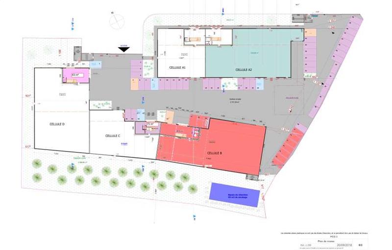 Location d'entrepôt de 886 m² à Bouloc - 31620 plan - 1