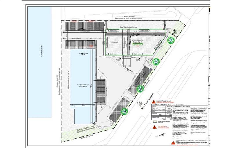 Location d'entrepôt de 457 m² à Bourgoin-Jallieu - 38300 plan - 1
