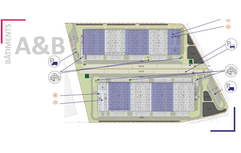 Location d'entrepôt de 47 528 m² à Bruyères-sur-Oise - 95820 plan - 1