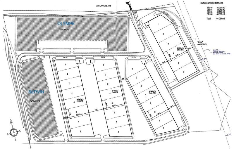 Location d'entrepôt de 5 137 m² à Bruyères-sur-Oise - 95820 plan - 1