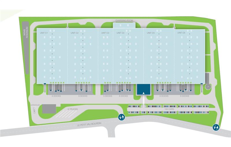 Location d'entrepôt de 31 836 m² à Bussy-Lettrée - 51320 plan - 1