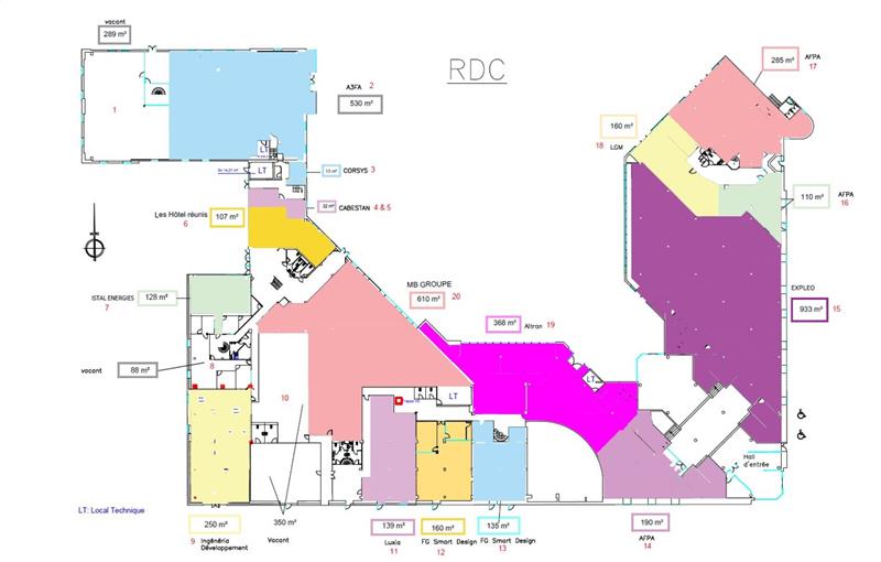Location d'entrepôt de 350 m² à Cannes - 06150 plan - 1