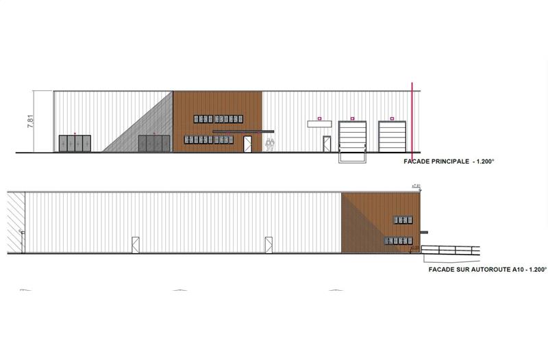 Location d'entrepôt de 2 300 m² à Carbon-Blanc - 33560 plan - 1