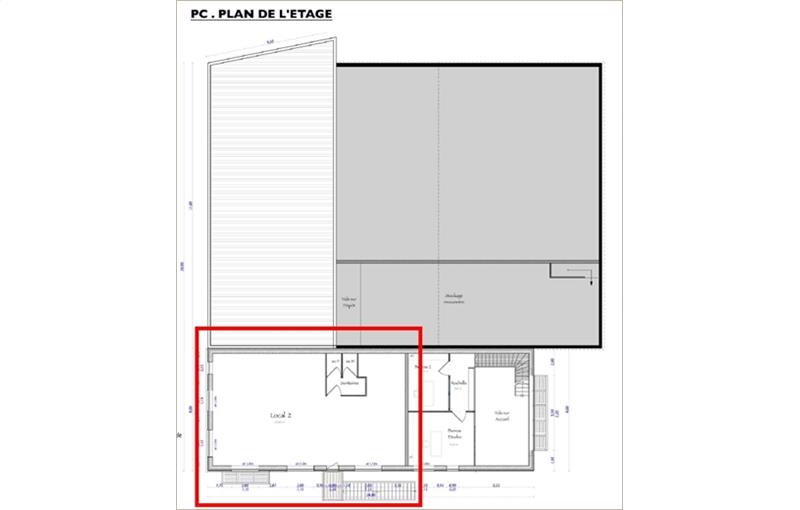Location d'entrepôt de 460 m² à Castanet-Tolosan - 31320 plan - 1