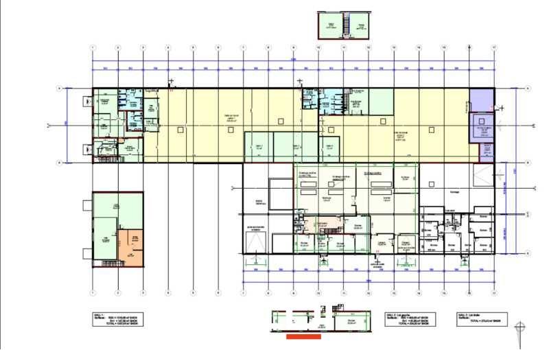 Location d'entrepôt de 785 m² à Chassieu - 69680 plan - 1