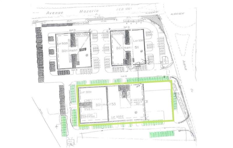 Location d'entrepôt de 3 837 m² à Chilly-Mazarin - 91380 plan - 1