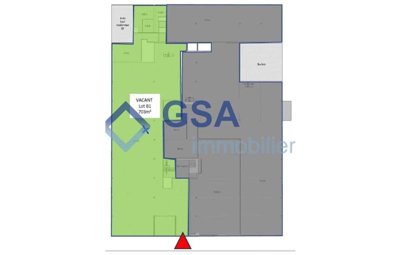 Location d'entrepôt de 783 m² à Chilly-Mazarin - 91380 plan - 1