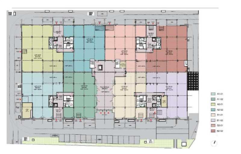 Location d'entrepôt de 17 123 m² à Colombes - 92700 plan - 1