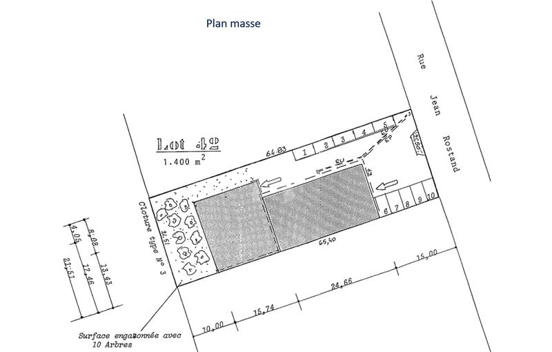 Location d'entrepôt de 596 m² à Combs-la-Ville - 77380 plan - 1
