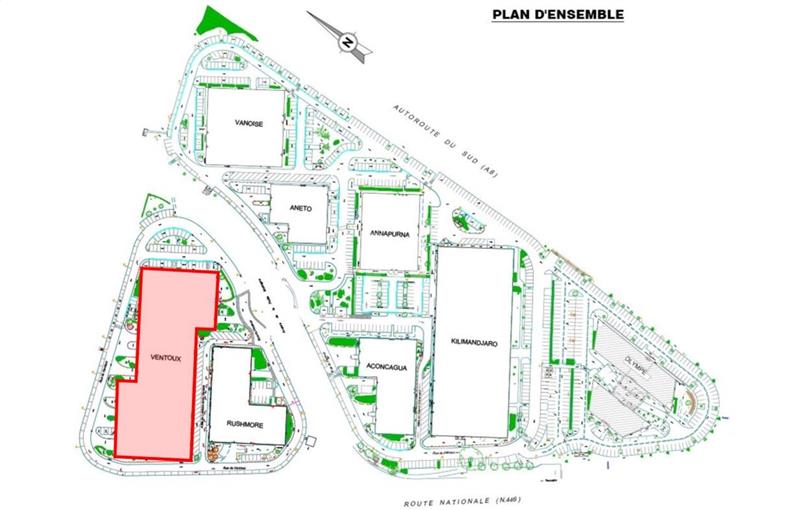Location d'entrepôt de 2 867 m² à Courcouronnes - 91080 plan - 1