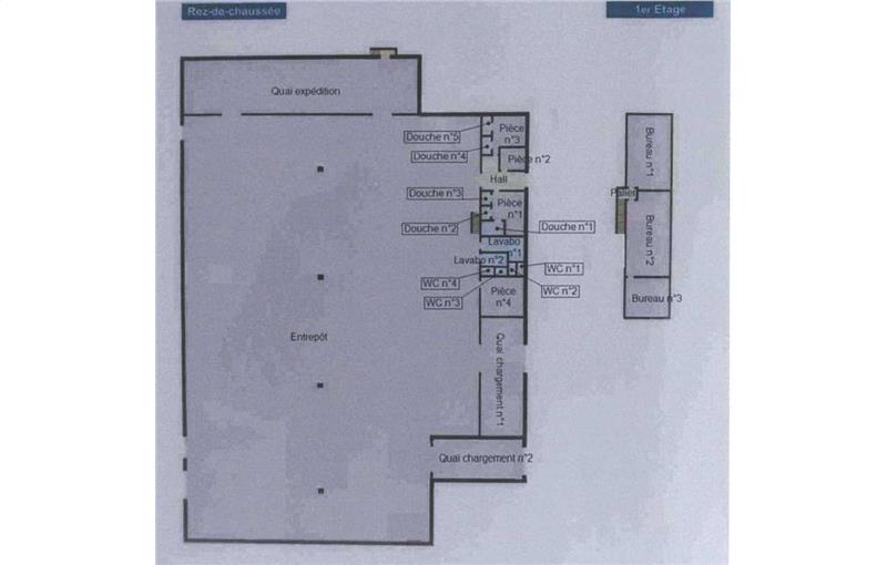Location d'entrepôt de 2 016 m² à Crémieu - 38460 plan - 1