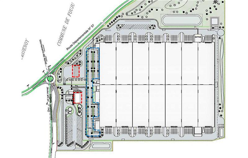 Location d'entrepôt de 86 282 m² à Crisenoy - 77390 plan - 1