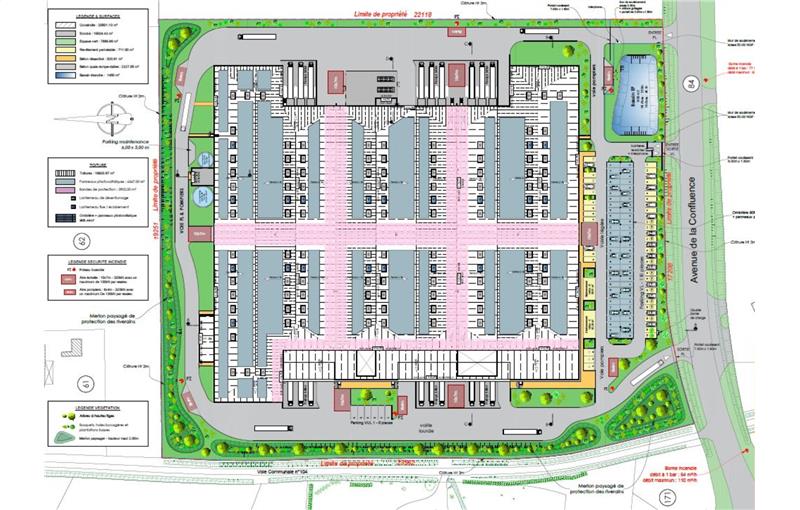 Location d'entrepôt de 21 263 m² à Damazan - 47160 plan - 1