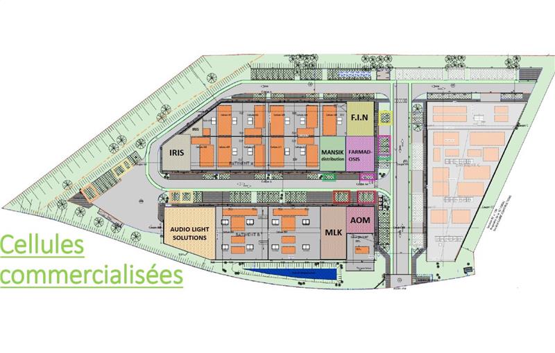 Location d'entrepôt de 7 649 m² à Escaudain - 59124 plan - 1