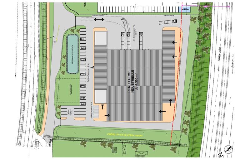 Location d'entrepôt de 4 300 m² à Estillac - 47310 plan - 1