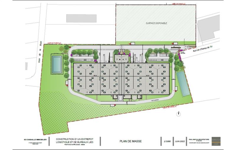 Location d'entrepôt de 12 735 m² à Fontaine-Notre-Dame - 59400 plan - 1