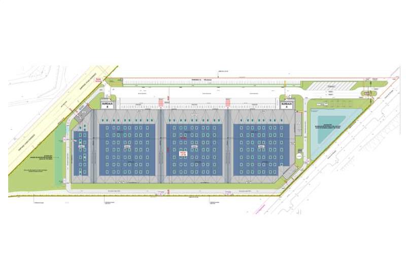 Location d'entrepôt de 41 519 m² à Fos-sur-Mer - 13270 plan - 1