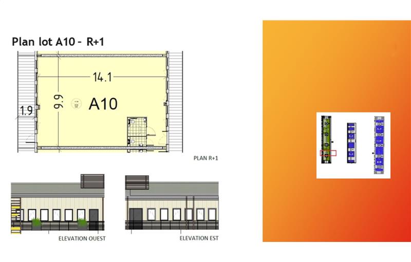Location d'entrepôt de 4 405 m² à Fresnes - 94260 plan - 1