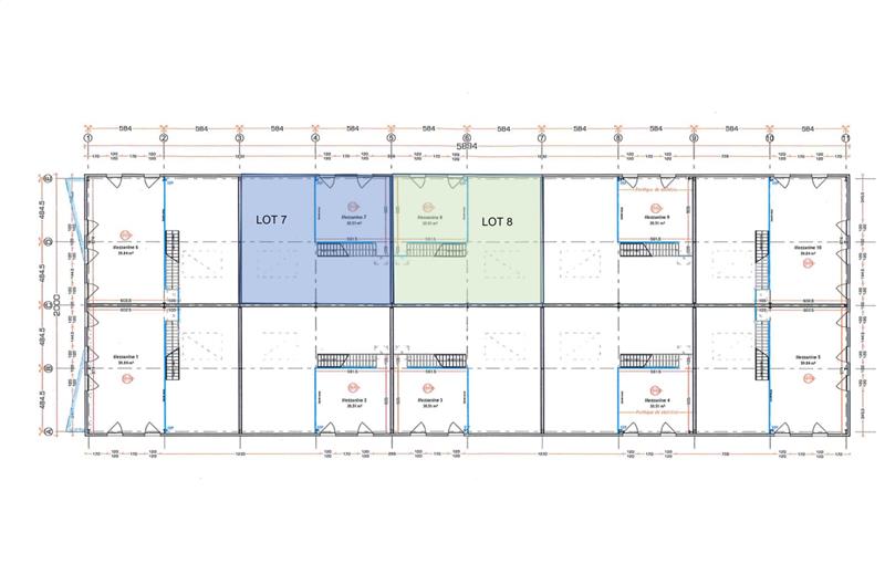 Location d'entrepôt de 142 m² à Genay - 69730 plan - 1