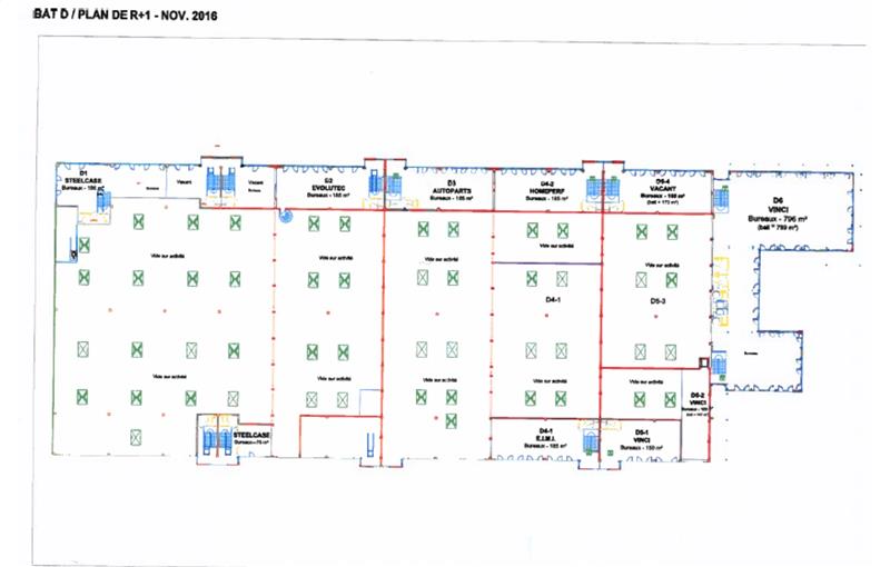 Location d'entrepôt de 1 510 m² à Gennevilliers - 92230 plan - 1