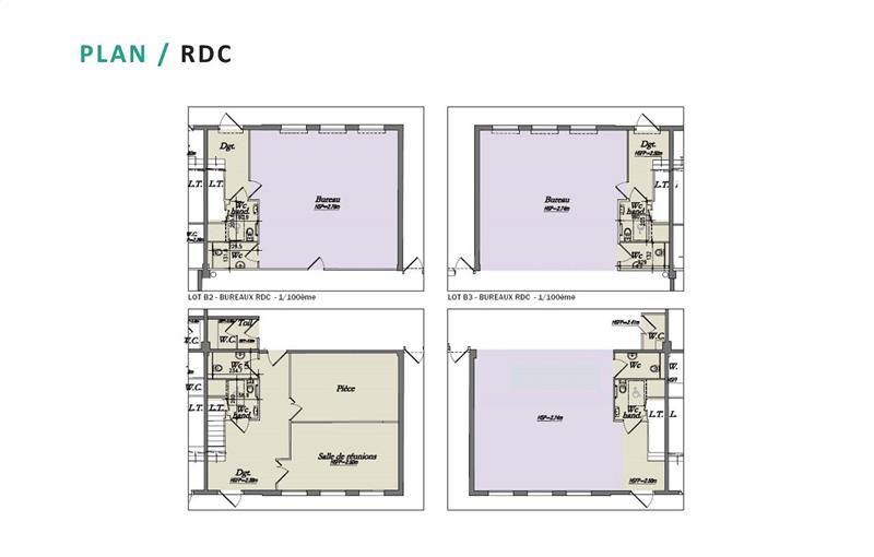 Location d'entrepôt de 614 m² à Gennevilliers - 92230 plan - 1