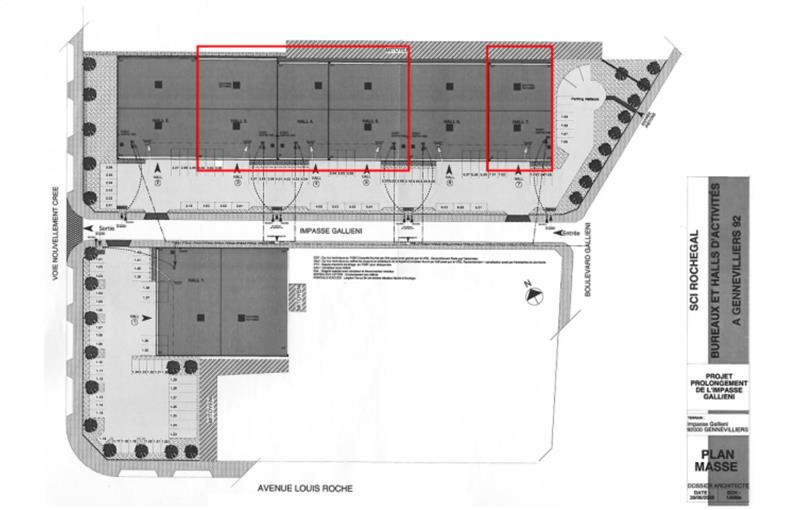 Location d'entrepôt de 2 576 m² à Gennevilliers - 92230 plan - 1