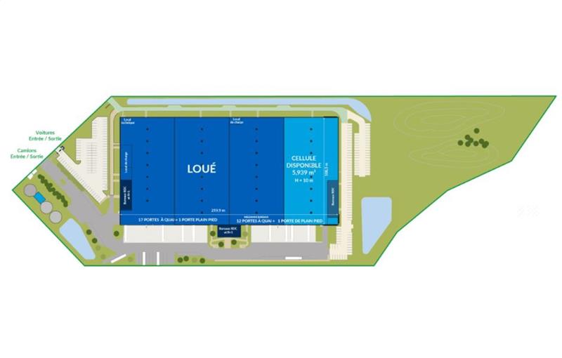 Location d'entrepôt de 5 939 m² à Gondreville - 54840 plan - 1