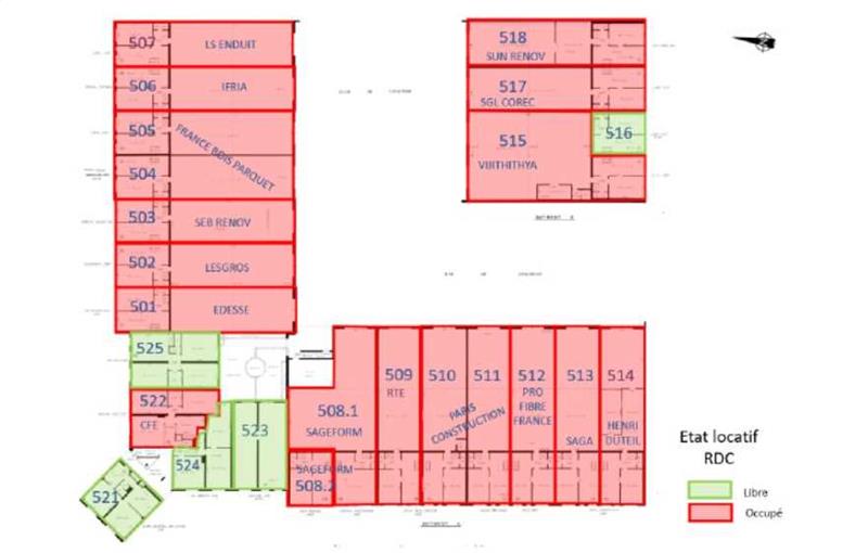 Location d'entrepôt de 626 m² à Grigny - 91350 plan - 1
