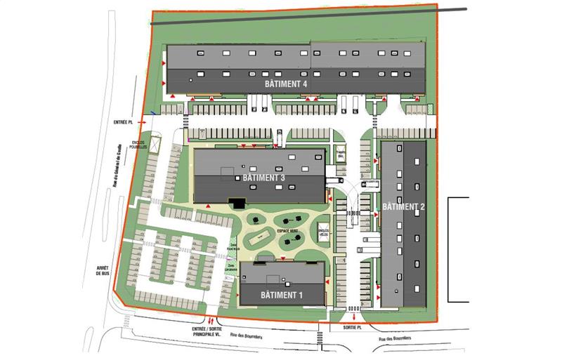 Location d'entrepôt de 521 m² à Hallennes-lez-Haubourdin - 59320 plan - 1