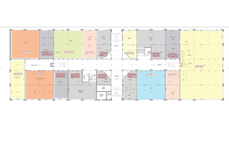 Location d'entrepôt de 2 370 m² à Haravilliers - 95640 plan - 1