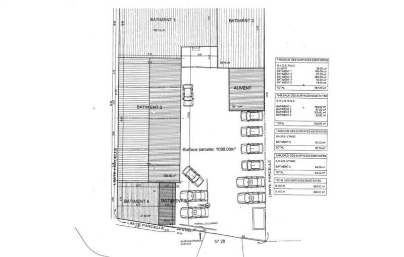 Location d'entrepôt de 640 m² à Jouy-en-Josas - 78350 plan - 1