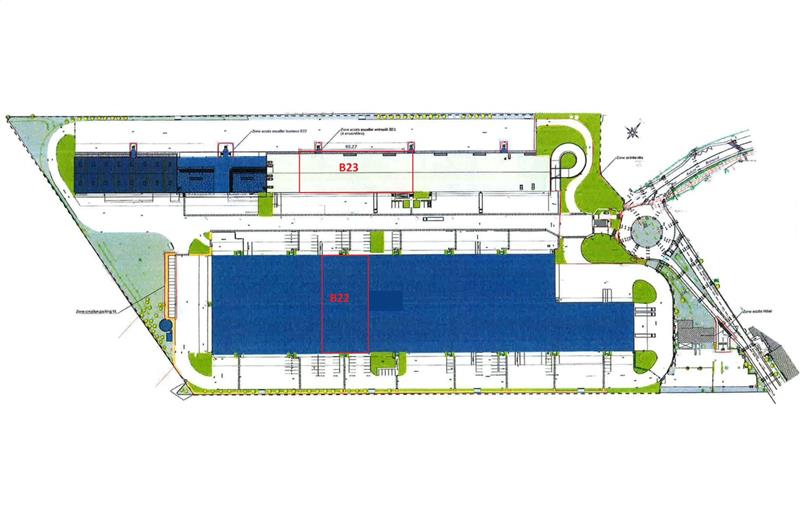 Location d'entrepôt de 3 433 m² à Le Blanc-Mesnil - 93150 plan - 1