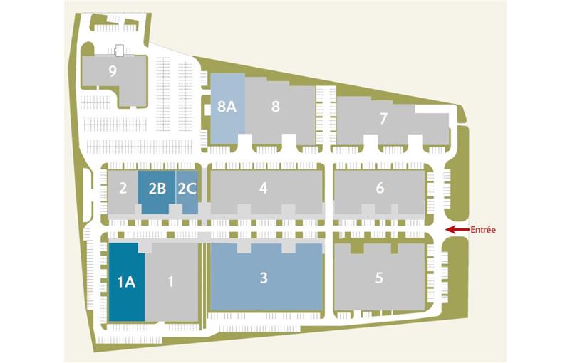 Location d'entrepôt de 7 441 m² à Le Blanc-Mesnil - 93150 plan - 1