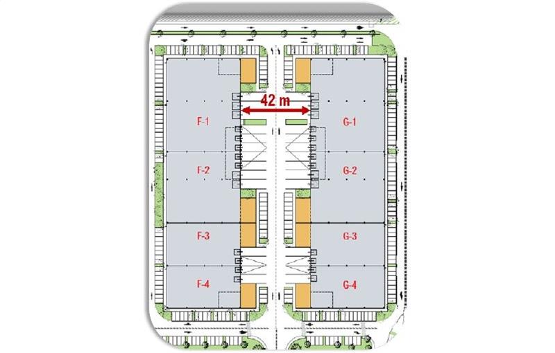 Location d'entrepôt de 5 425 m² à Le Bourget - 93350 plan - 1