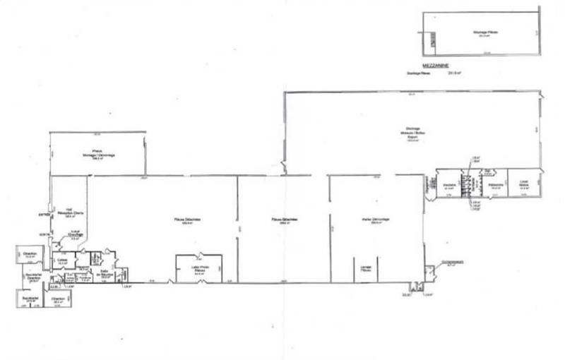 Location d'entrepôt de 3 962 m² à Le Haillan - 33185 plan - 1
