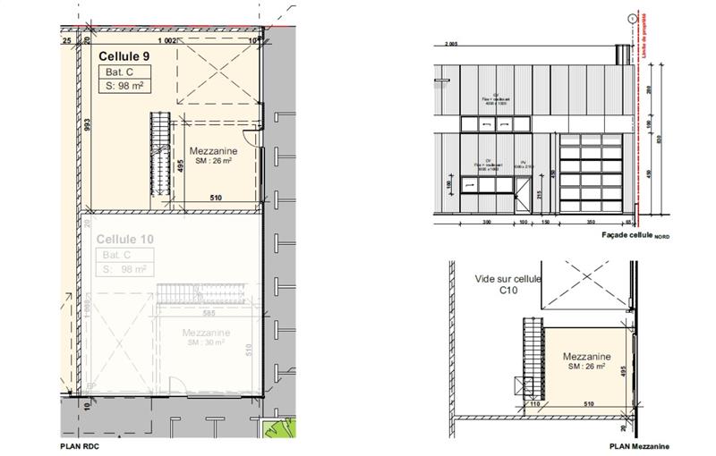 Location d'entrepôt de 249 m² à Le Haillan - 33185 plan - 1