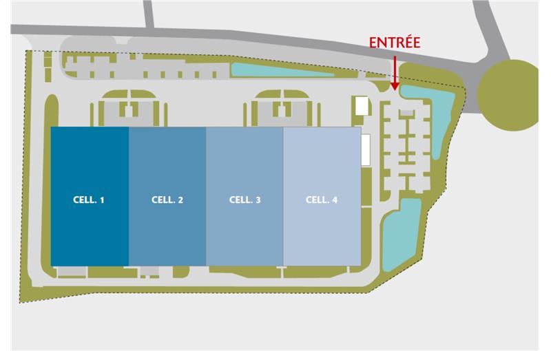 Location d'entrepôt de 12 633 m² à Le Thillay - 95500 plan - 1