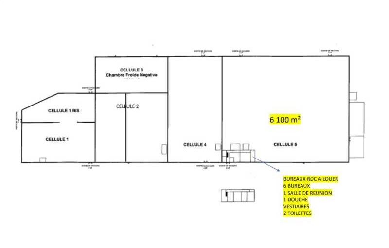 Location d'entrepôt de 6 100 m² à Lens - 62300 plan - 1