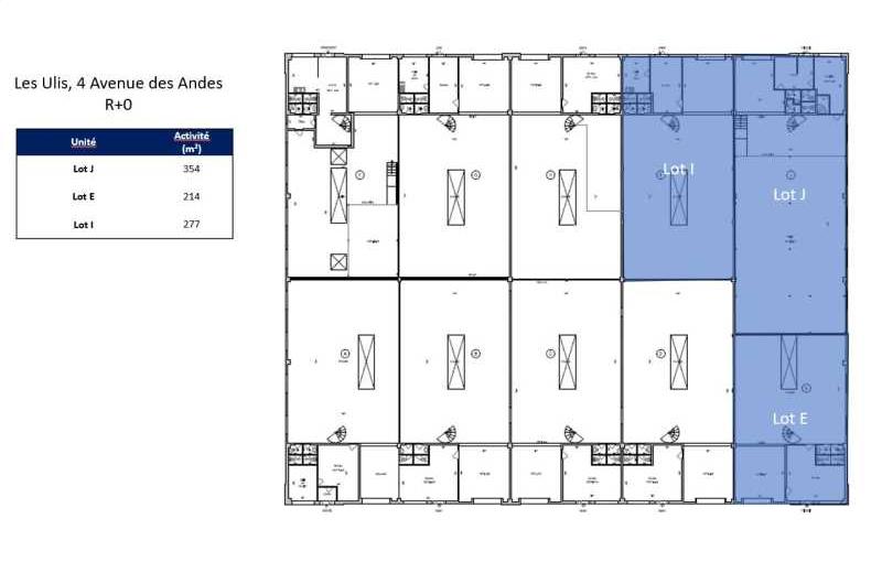 Location d'entrepôt de 1 072 m² à Les Ulis - 91940 plan - 1
