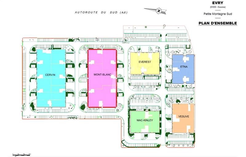 Location d'entrepôt de 451 m² à Lisses - 91090 plan - 1