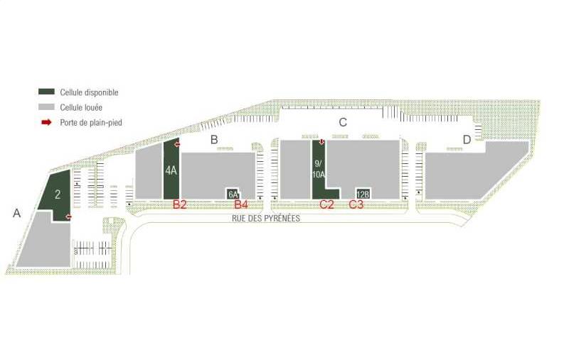 Location d'entrepôt de 839 m² à Lisses - 91090 plan - 1