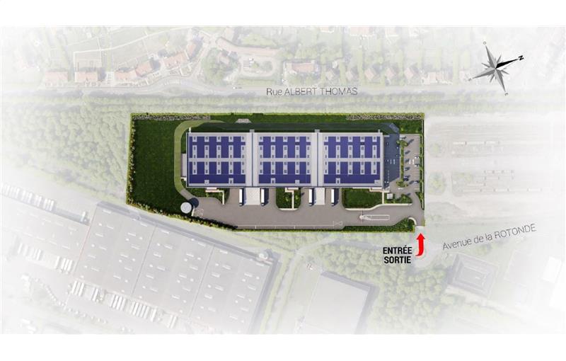 Location d'entrepôt de 9 855 m² à Lomme - 59160 plan - 1