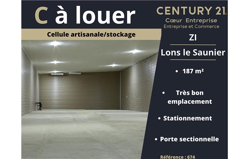 Location d'entrepôt de 187 m² à Lons-le-Saunier - 39000 photo - 1