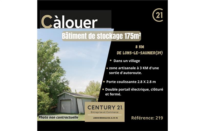 Location d'entrepôt de 175 m² à Lons-le-Saunier - 39000 photo - 1