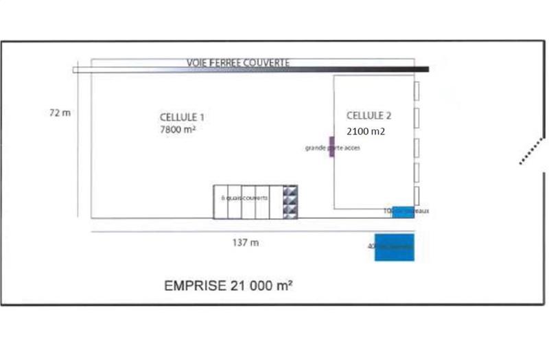 Location d'entrepôt de 10 250 m² à Lormont - 33310 plan - 1