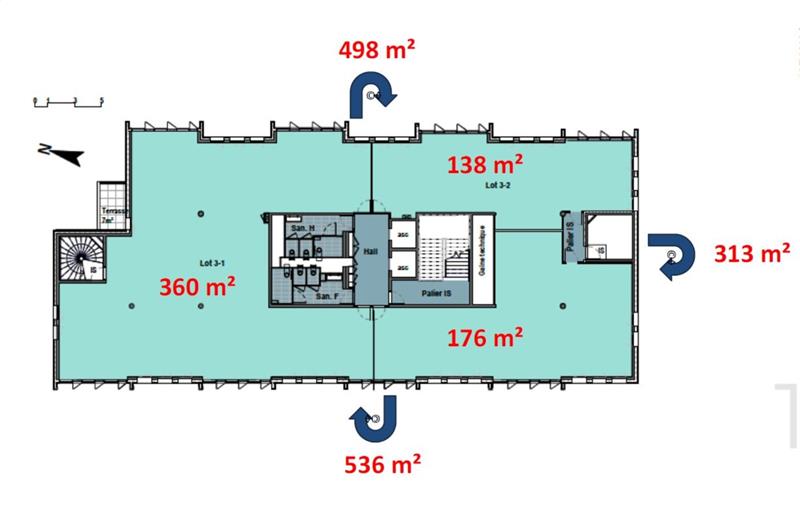 Location d'entrepôt de 2 723 m² à Lyon 7 - 69007 plan - 1